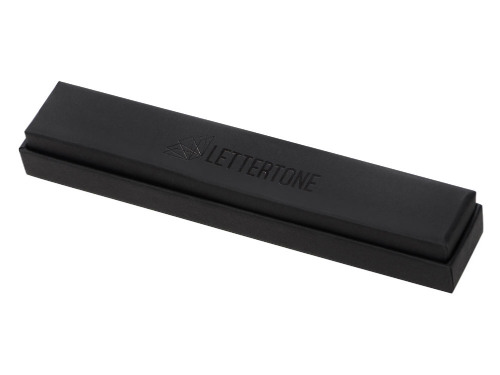 Шариковая металлическая ручка с анодированным слоем Monarch, черная