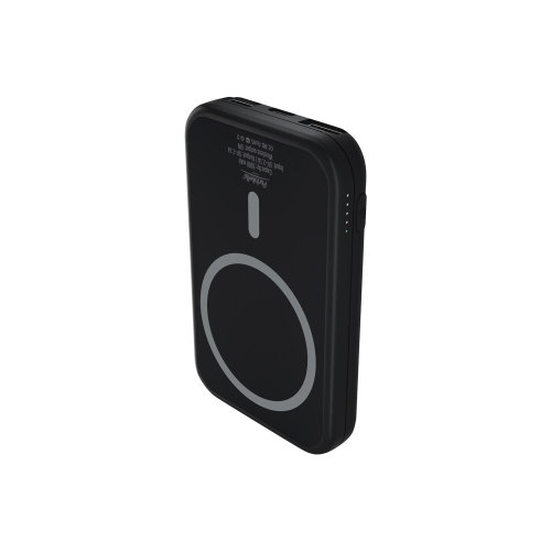 Внешний аккумулятор с беспроводной зарядкой Ultima Wireless Magnetic 5000 mAh, черный