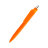 Ручка пластиковая Shell, оранжевая