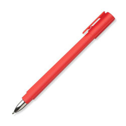 Ручка шариковая, трехгранная, красная